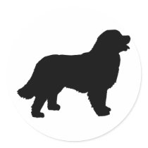 Bernese Mountain Dog (black silhouette)