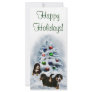 Bernese Mountain Dog Christmas Cards Personalised Rack Card