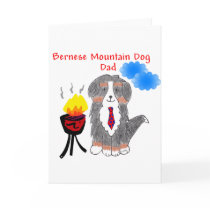 Bernese Mountain Dog Dad Card