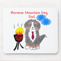 Bernese Mountain Dog Dad Mousepad