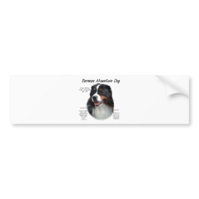 Bernese Mountain Dog History Design by GreyWolfCreation