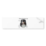 Bernese Mountain Dog History Design bumper stickers