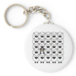 Bernese Mountain Dog in the Sheep Key Chain