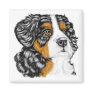 Bernese Mountain Dog Pup Fridge Magnet