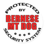 Bernese Mountain Dog Security Sticker