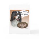 Bernese Mountain Dog Turkey cards