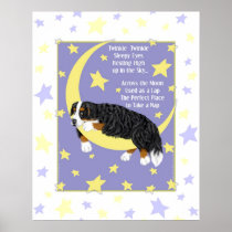 Bernese Mountain Dog Twinkle Poster