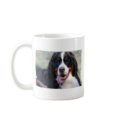 Bernese Mountain Dog with Big Tongue Coffee Mug by DogPoundGifts