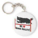 Bernese Mt. Dog - Berner Agility Love Keychain