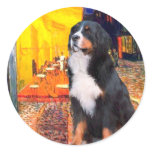 Bernese - Terrace Cafe Round Sticker