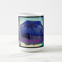 Bernese Under the Beach Umbrella Coffee Mugs