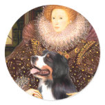Bernsese & the Queen Round Stickers