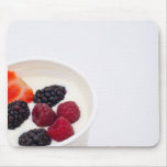 Berries in yogurt mouse mat mousepad