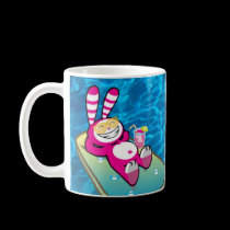 Berry Bunny Pool Boy mugs