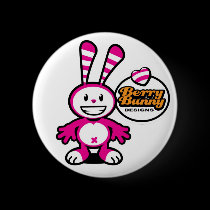 Berry Bunny Smile buttons