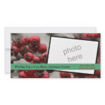 berry christmas photo card photo cards