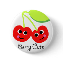 berry cute pinback buttons