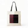 Berry Dots on Black Tote Bag