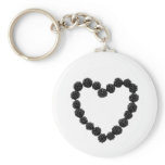 Berry Heart Keychain