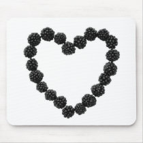 Berry Heart Mousepad