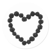 Berry Heart Sticker