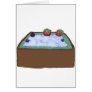 Berry Hot Tub Greeting Card