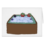 Berry Hot Tub Greeting Cards