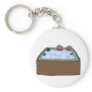 Berry Hot Tub Keychain