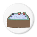 Berry Hot Tub Refrigerator Magnets