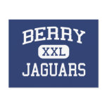 Berry Jaguars Middle School Hoover Alabama Post Card