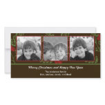 Berry Merry Christmas Holiday Photo Card photo cards