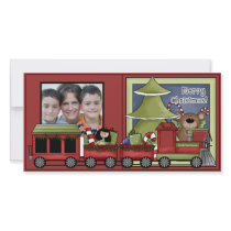 Berry Merry Christmas Holiday Photo Card Template