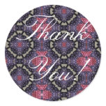 Berry Pattern Thank You stickers