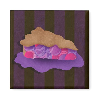 Berry Pie Mousepad Fridge Magnets by nyxxie
