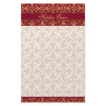 Berry Red Cluster Stationery