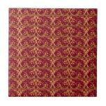 Berry Red Cluster Tile