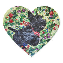 Berry Scottish Terrier! Heart Sticker