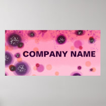 Berry Stains Banner Background
