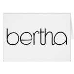 Bertha black Card