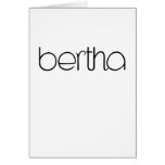 Bertha black Card