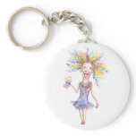 Bertha the Birthday Broad keychain