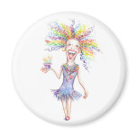 Bertha the Birthday Broad Magnet