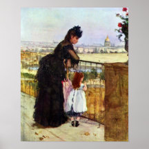 Berthe Morisot-Balcony Posters