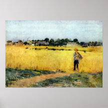 Berthe Morisot-Cornfield Print
