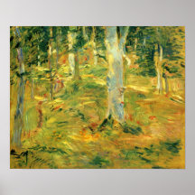 Berthe Morisot-Forest of Compiegne Print