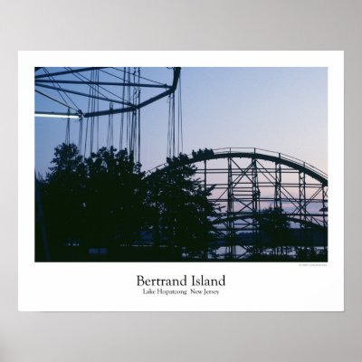 Amusement Movie on Bertrand Island Amusement Park Poster By Circlemstudios