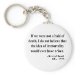 Bertrand Russell Quote 1a keychains