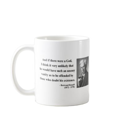 Bertrand Russell Quote 3b Coffee Mug by atheist_store