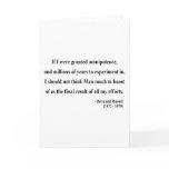 Bertrand Russell Quote 4a Card