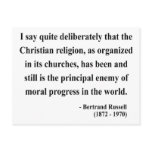 Bertrand Russell Quote 5a Post Cards